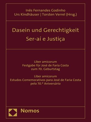 cover image of Dasein und Gerechtigkeit | Ser-aí e Justiça